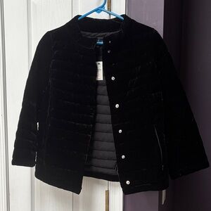 Talbots Black Quilted Jacket